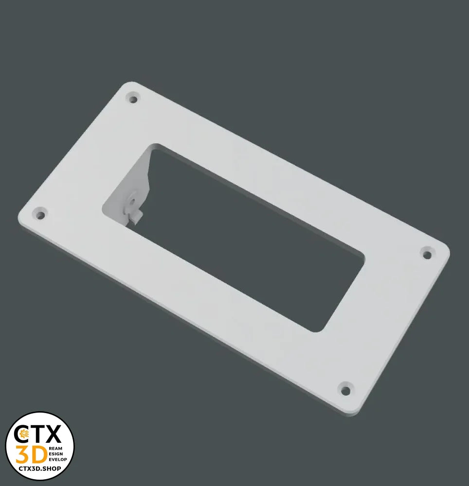 Standard Horizon Gx1400 - Marine Radio Flush Mounting Plate. White