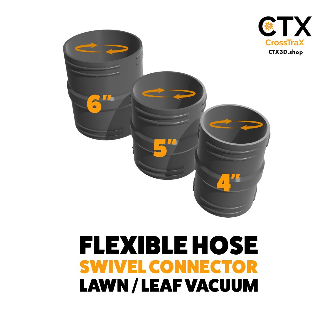 Lawn Vacuum | Flex Hose | Swivel Connector